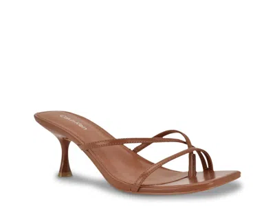 Calvin Klein Axella Sandal In Brown
