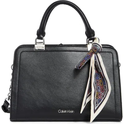 Calvin Klein Azalea Satchel In Multi