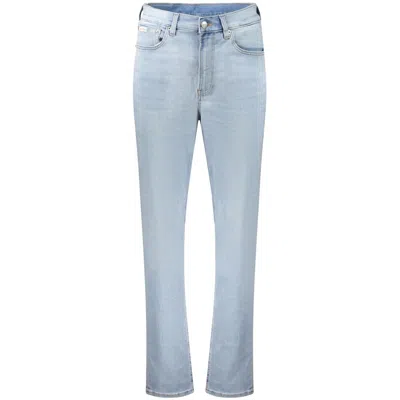 Calvin Klein Azzurro Cotton Women Jeans In Blue