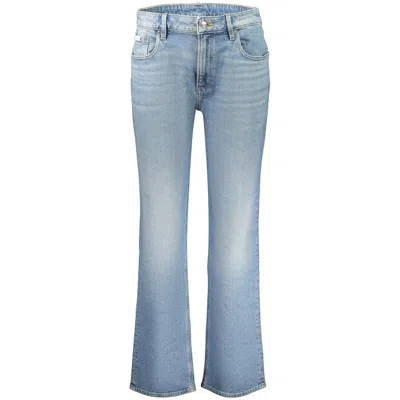 Calvin Klein Azzurro Cotton Women's Jeans In Blue