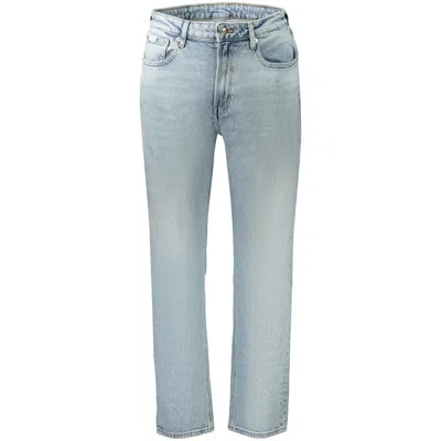 Calvin Klein Azzurro Cotton Womens Jeans In Blue