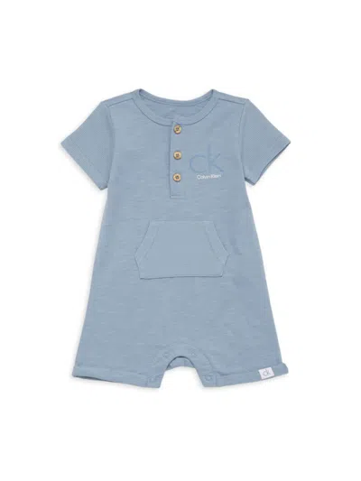 Calvin Klein Baby Boy's Logo Rompers In Multi