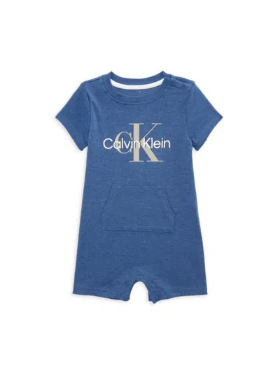 Calvin Klein Baby Boy's Logo Shortall In Blue