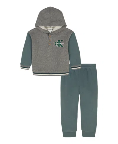 Calvin Klein Baby Boys 2-piece Hoodie And Joggers Set In Multi