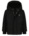 Calvin Klein Baby Boys Ckj Wordmark Puffer Jacket In Black