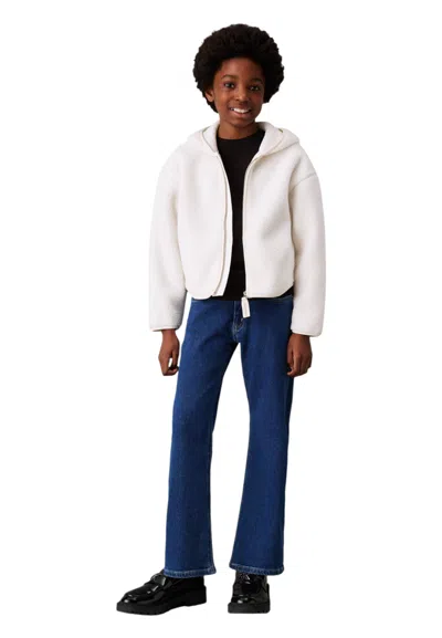 Calvin Klein Kids' Baby Fleece Sweatshirt  In White