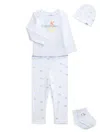 CALVIN KLEIN BABY GIRL'S 4-PIECE LOGO CLOTHING SET