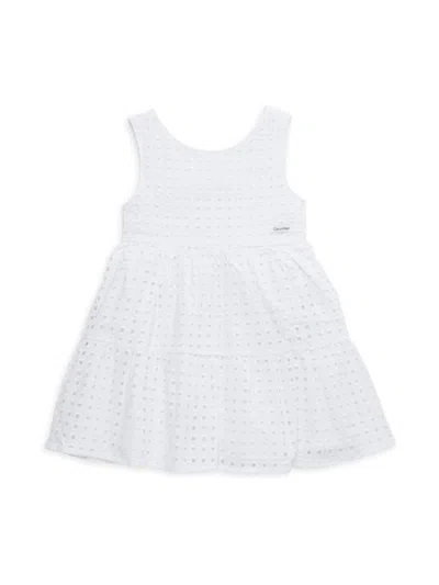 Calvin Klein Baby Girl's Sciffli A Line Midi Dress In Neutral