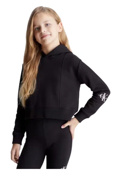 Calvin Klein Kids' Baby Girl Sweatshirt  In Black