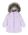 Calvin Klein Baby Girls Aerial Zip-front Jacket In Purple