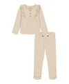 Calvin Klein Baby Girls Long-sleeve Top And Pants, 2-piece Set In Pink