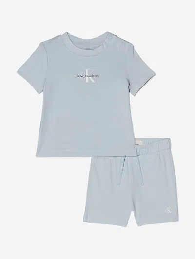 Calvin Klein Baby Monogram Logo Short Set