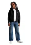 Calvin Klein Baby Unisex Sweatshirt  Full Zip In Black