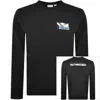 Shop Calvin Klein Back Logo Graphic Sweatshirt Black