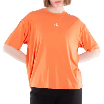 Calvin Klein Back-logo Printed Short Sleeves T-shirt, Size X-small