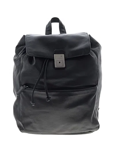 Pre-owned Calvin Klein Backpack In Black