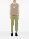 Calvin Klein Cotton Joggers In Green