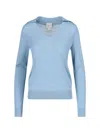 Calvin Klein Baisc Sweater In Light Blue