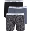 Calvin Klein Balance 3-pack Assorted Boxer Briefs In Multi