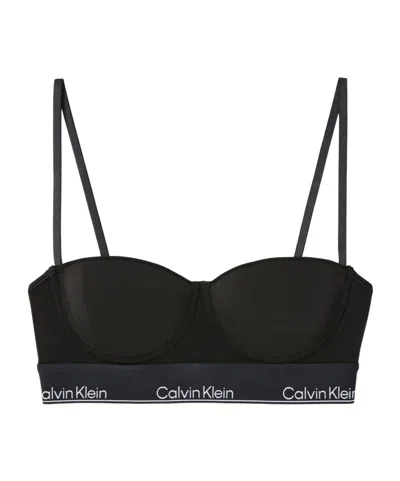 Calvin Klein Balconette Bra In Black