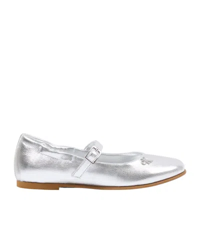 Calvin Klein Kids' Buckle-detail Ballerina In Multi