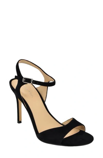 Calvin Klein Barlett Sandal In Black Suede