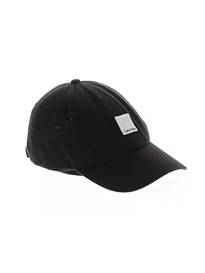 Pre-owned Calvin Klein Baseball Cap In Black