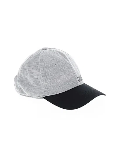Pre-owned Calvin Klein Baseball Cap In Gray