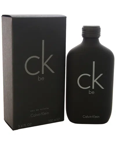 Calvin Klein Be 3.4oz Unisex Eau De Toilette Spray In Transparent
