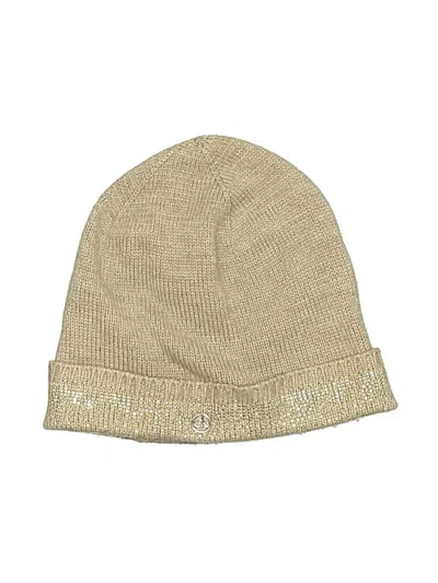 Pre-owned Calvin Klein Beanie Hat In Brown