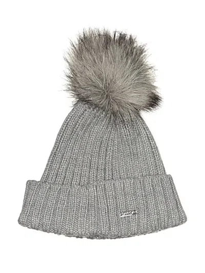 Pre-owned Calvin Klein Beanie Hat In Gray