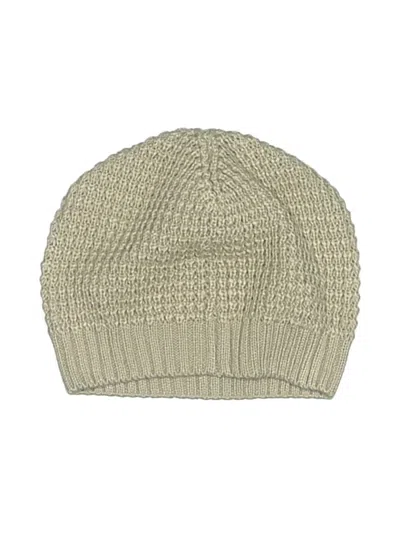 Pre-owned Calvin Klein Beanie Hat In Ivory