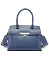 Calvin Klein Becky Convertible Turn Lock Crossbody Bag In Folkstone Gray