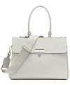 Calvin Klein Becky Soft Croco Tote In Beach Pebble