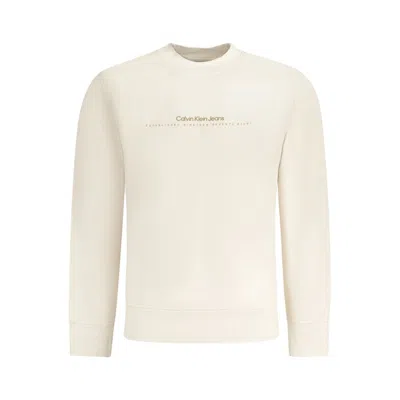Calvin Klein Beige Cotton Men Sweater