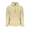 Calvin Klein Beige Brushed Cotton Hooded Sweatshirt