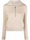 Calvin Klein Beige Half-zip Pullover With Relaxed Fit In Neutral