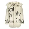 Calvin Klein Beige Polyester Jacket In Neutral