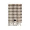 Calvin Klein Beige Wool Scarf In Brown