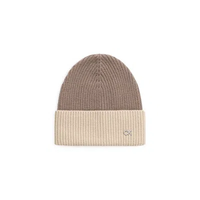 Calvin Klein Beige Wool Women's Hat