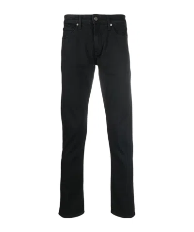 Calvin Klein Belt Loop Denim Trousers In Black