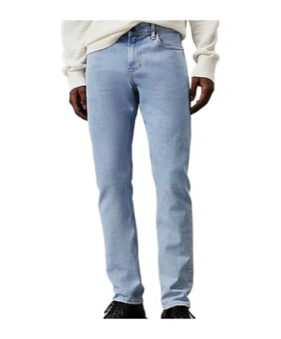 Calvin Klein Belt-loop Jeans In Blue
