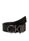 Calvin Klein Belt Man  K50k510948-bax Multicolor In Black