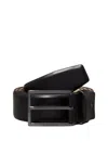 Calvin Klein Belt Man  K50k512833-beh Black In Black