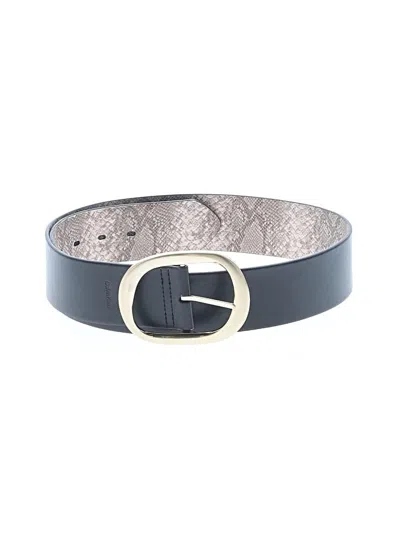 Pre-owned Calvin Klein Belt In Silver