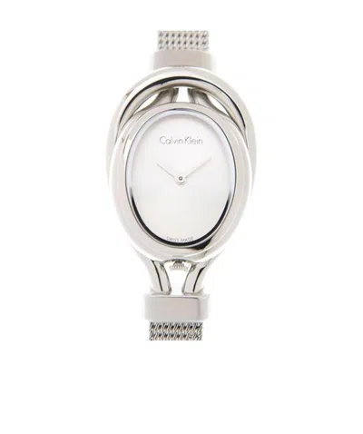 Calvin Klein Belt Watch In White