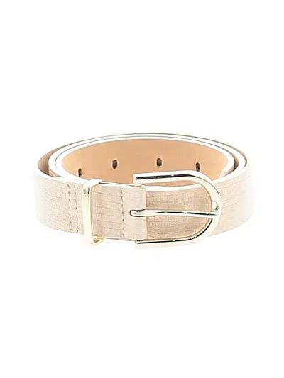 Pre-owned Calvin Klein Belt In White