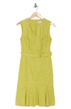 Calvin Klein Belted A-line Dress