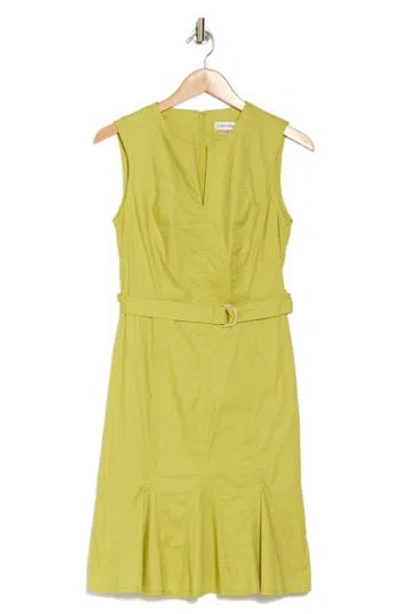 Calvin Klein Belted A-line Dress