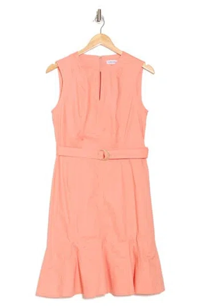 Calvin Klein Belted A-line Dress